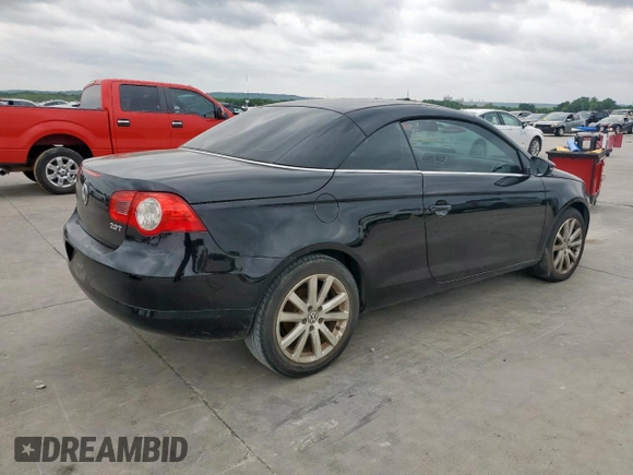 2011 Volkswagen Eos Komfort with VIN WVWBW7AHXBV004597, listed as a Copart auction lot 55067525 with 156,404 mi miles and Clean Title. Bid and sale history available at DreamBid. Image 3.