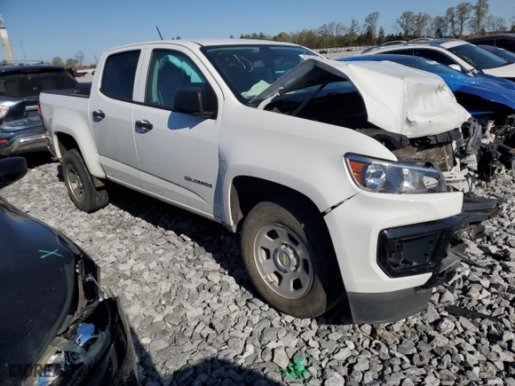2022 Chevrolet Colorado 2WD Work Truck with VIN 1GCGSBEN9N1333422, listed as a Copart auction lot 42494425 with 77,822 mi miles and Salvage Title. Bid and sale history available at carsss.com. Image 4.