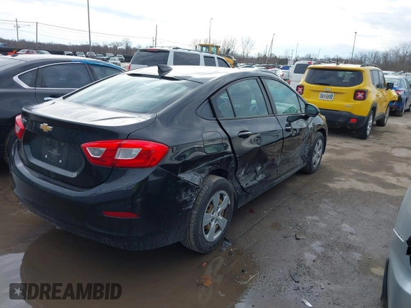 2017 Chevrolet Cruze LS with VIN 1G1BC5SM7H7245841, listed as a IAAI auction lot 41669513 with 83,394 mi miles and . Bid and sale history available at DreamBid. Image 4.