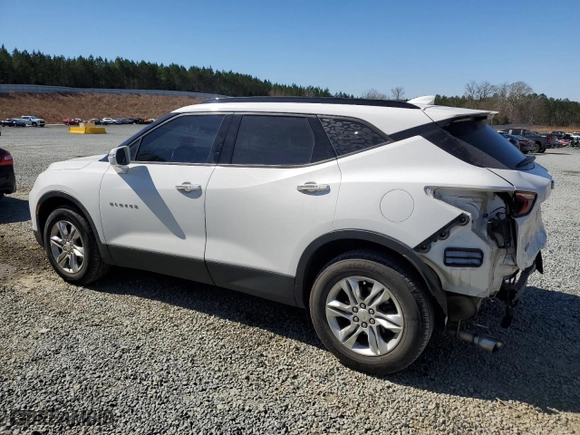 2020 Chevrolet Blazer LT with VIN 3GNKBCRS1LS559585, listed as a Copart auction lot 47375225 with 62,028 mi miles and Salvage Title. Bid and sale history available at carsss.com. Image 2.