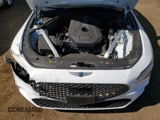 2023 Genesis G70 2.0T with VIN KMTG34TA0PU116515, listed as a Copart auction lot 70511154 with 11,942 mi miles and Salvage Title. Bid and sale history available at carsss.com. Image 11.