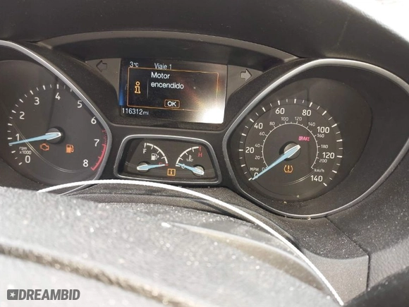 2016 Ford Focus SE with VIN 1FADP3FE7GL236032, listed as a IAAI auction lot 41597830 with 116,312 mi miles. Bid and sale history available at carsss.com. Image 7.