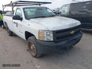 2012 Chevrolet Silverado 1500 Work Truck with VIN 1GCNCPEX0CZ268462, listed as a IAAI auction lot 41527443 with 249,408 mi miles. Bid and sale history available at carsss.com. Image 1.