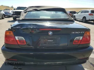 2001 BMW 3 Series 330Ci with VIN WBABS53491EV85399, listed as a Copart auction lot 74510704 with 82,382 mi miles and Salvage Title. Bid and sale history available at carsss.com. Image 6.
