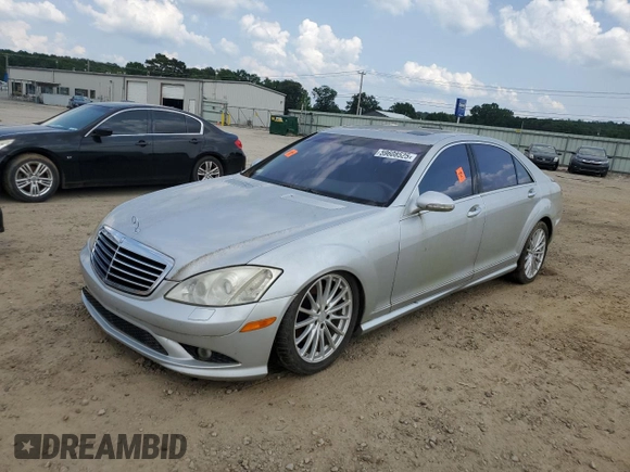 2007 Mercedes-Benz S 550 with VIN WDDNG86X27A107226, listed as a Copart auction lot 59608525 with Not provided miles and Clean title. Bid and sale history available at DreamBid. Image 1.