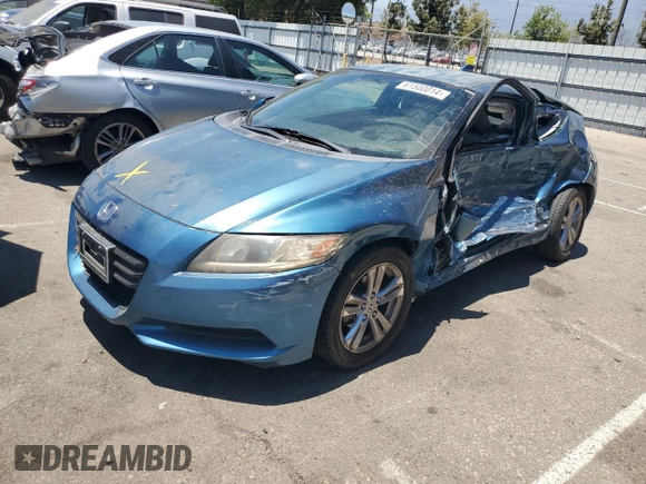 2011 Honda CR-Z with VIN JHMZF1D44BS012599, listed as a Copart auction lot 61500014 with Not Provided miles and Salvage Title. Bid and sale history available at DreamBid. Image 1.