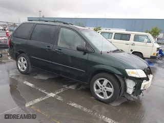 2003 Mazda MPV LX with VIN JM3LW28J930339114, listed as a IAAI auction lot 41692660 with 129,617 mi miles. Bid and sale history available at carsss.com. Image 1.