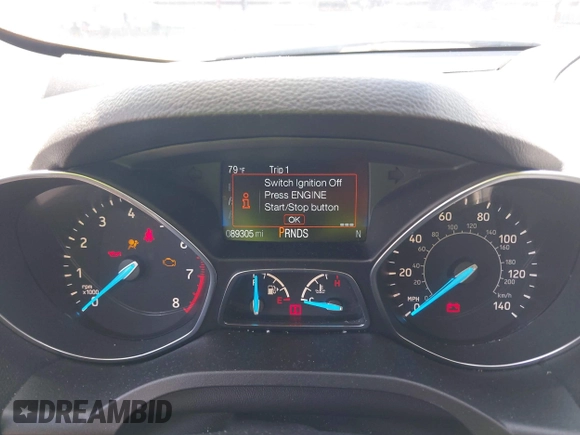 2019 Ford Escape SEL with VIN 1FMCU9HD9KUC56674, listed as a IAAI auction lot 42041550 with 89,305 mi miles. Bid and sale history available at carsss.com. Image 7.