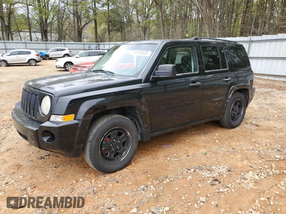 2007 Jeep Patriot Sport with VIN 1J8FT28W37D378394, listed as a Copart auction lot 51104535 with 196,748 mi miles and Salvage Title. Bid and sale history available at DreamBid. Image 1.