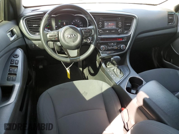 2014 Kia Optima Hybrid LX with VIN KNAGM4AD8E5076858, listed as a Copart auction lot 75870054 with 140,844 mi miles and Salvage Title. Bid and sale history available at carsss.com. Image 8.