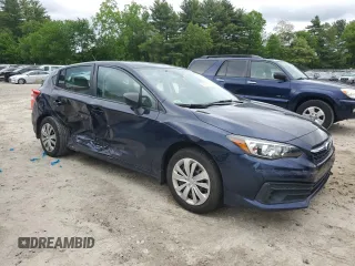 2020 Subaru Impreza with VIN 4S3GTAB60L3723072, listed as a Copart auction lot 58801595 with 28,685 mi miles and Salvage title. Bid and sale history available at DreamBid. Image 4.