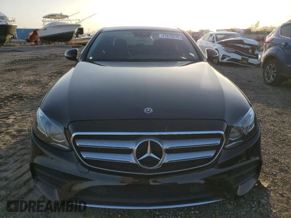 2018 Mercedes-Benz E-Class E 300 with VIN WDDZF4JB3JA318998, listed as a Copart auction lot 47878275 with 0 mi miles and Salvage Title. Bid and sale history available at carsss.com. Image 5.