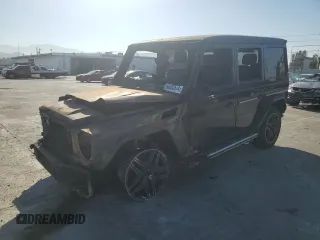 2018 Mercedes-Benz G-Class AMG G 63 with VIN WDCYC7DHXJX293248, listed as a Copart auction lot 60883574 with 0 mi miles and Non Repairable. Bid and sale history available at carsss.com. Image 1.