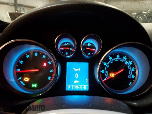 2011 Buick Regal with VIN 2G4GW5EV2B9215060, listed as a Copart auction lot 87307974 with 121,341 mi miles and Salvage Title. Bid and sale history available at DreamBid. Image 9.