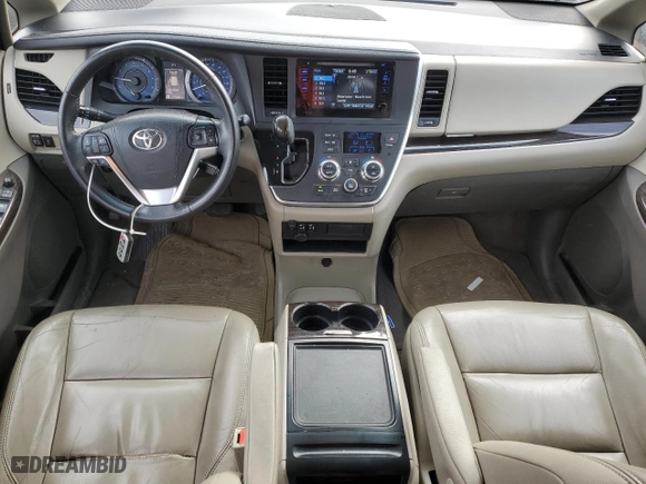 2015 Toyota Sienna XLE with VIN 5TDYK3DC5FS628435, listed as a Copart auction lot 47089055 with 156,442 mi miles and Salvage Title. Bid and sale history available at carsss.com. Image 8.