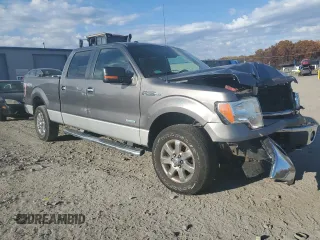 2013 Ford F-150 XL with VIN 1FTFW1ET5DFD88895, listed as a Copart auction lot 76756034 with 0 mi miles and Salvage Title. Bid and sale history available at carsss.com. Image 4.