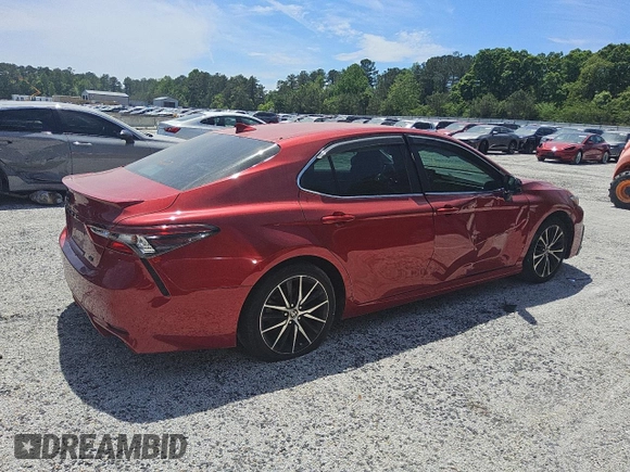 2021 Toyota Camry SE Nightshade with VIN 4T1G11AK0MU459170, listed as a Copart auction lot 51956005 with 117,393 mi miles and Clean Title. Bid and sale history available at carsss.com. Image 3.