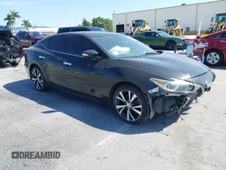 2017 Nissan Maxima SV with VIN 1N4AA6AP0HC363317, listed as a IAAI auction lot 41827159 with 132,334 mi miles. Bid and sale history available at carsss.com. Image 1.