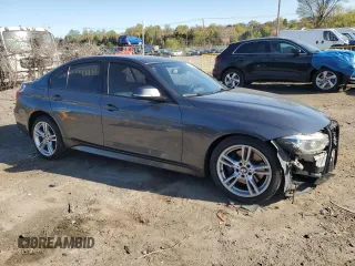 2018 BMW 3 Series 330i xDrive with VIN WBA8D9C5XJEB35638, listed as a Copart auction lot 52905585 with 98,895 mi miles and Salvage title. Bid and sale history available at DreamBid. Image 4.