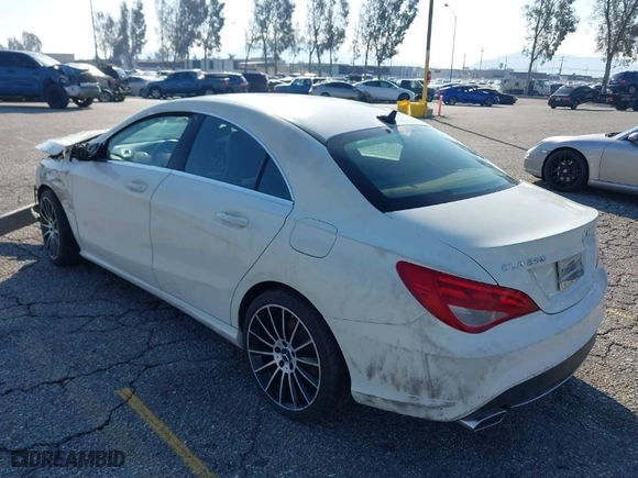 2016 Mercedes-Benz CLA with VIN WDDSJ4EB6GN333412, listed as a IAAI auction lot 34869801 with 121,179 mi miles. Bid and sale history available at carsss.com. Image 3.