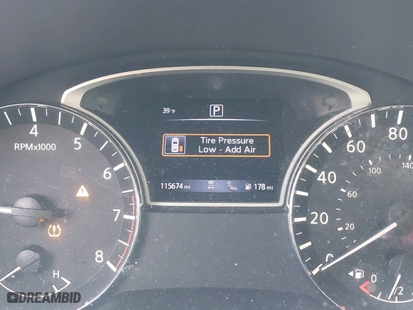 2018 Nissan Altima 2.5 SV with VIN 1N4AL3AP5JC170904, listed as a IAAI auction lot 41621502 with 115,674 mi miles. Bid and sale history available at carsss.com. Image 15.