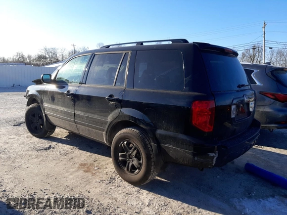 2005 Honda Pilot EX with VIN 5FNYF18465B036265, listed as a Copart auction lot 42185075 with 219,383 mi miles and Non Repairable. Bid and sale history available at DreamBid. Image 2.