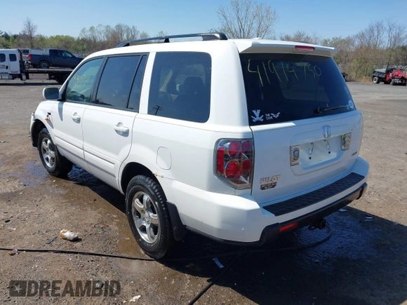 2007 Honda Pilot EX-L with VIN 2HKYF185X7H515012, listed as a IAAI auction lot 41914750 with 231,177 mi miles. Bid and sale history available at carsss.com. Image 3.