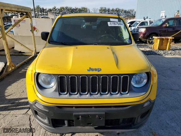 2015 Jeep Renegade Sport with VIN ZACCJBAH7FPC33872, listed as a Copart auction lot 81967644 with 161,114 mi miles and Clean Title. Bid and sale history available at carsss.com. Image 5.