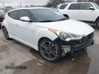 2016 Hyundai Veloster Turbo with VIN KMHTC6AE4GU294163, listed as a IAAI auction lot 41493073 with 48,701 mi miles and . Bid and sale history available at DreamBid. Image 1.