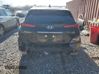 2022 Hyundai Kona Limited with VIN KM8K53A39NU908995, listed as a Copart auction lot 47120785 with 26,796 mi miles and Salvage Title. Bid and sale history available at carsss.com. Image 6.