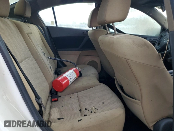 2010 Mazda 3 i Sport with VIN JM1BL1SF6A1102857, listed as a Copart auction lot 54330195 with Not Provided miles and Salvage Title. Bid and sale history available at DreamBid. Image 10.