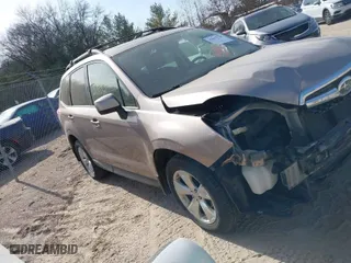 2015 Subaru Forester 2.5i Premium with VIN JF2SJADC2FH428910, listed as a IAAI auction lot 41817718 with 115,882 mi miles. Bid and sale history available at carsss.com. Image 1.