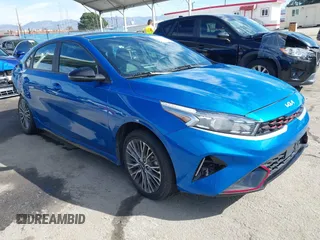 2022 Kia Forte GT-Line with VIN 3KPF54AD8NE473860, listed as a IAAI auction lot 41572658 with 57,864 mi miles and . Bid and sale history available at carsss.com. Image 1.