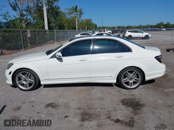 2011 Mercedes-Benz C-Class C 300 Sport with VIN WDDGF5EB3BR152220, listed as a IAAI auction lot 42030611 with 133,702 mi miles. Bid and sale history available at carsss.com. Image 14.