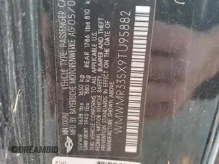 2009 MINI Convertible с VIN WMWMR335X9TU95882, выставлен на аукционе Copart как лот 85075864 с пробегом 101 873 миль миль и Чистый • Clean title. История ставок и продаж доступна на DreamBid. Изображение 12.