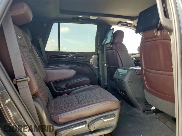 2022 Cadillac Escalade Sport Platinum with VIN 1GYS4GKL3NR214507, listed as a Copart auction lot 61359575 with 58,466 mi miles and Salvage title. Bid and sale history available at DreamBid. Image 11.