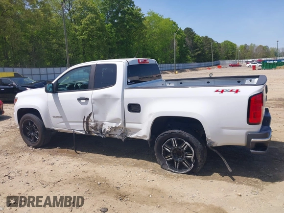 2020 Chevrolet Colorado 4WD Work Truck with VIN 1GCHTBEN6L1242736, listed as a IAAI auction lot 42062267 with 52,191 mi miles and . Bid and sale history available at DreamBid. Image 15.
