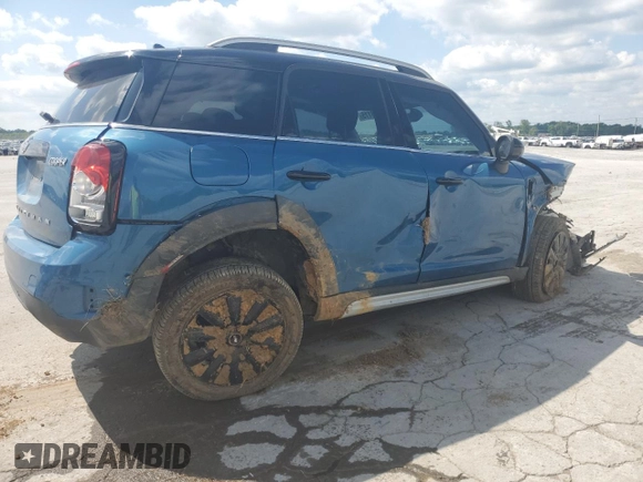 2018 MINI Countryman Cooper with VIN WMZYS7C36J3E08906, listed as a Copart auction lot 56538115 with 129,473 mi miles and Salvage title. Bid and sale history available at DreamBid. Image 3.