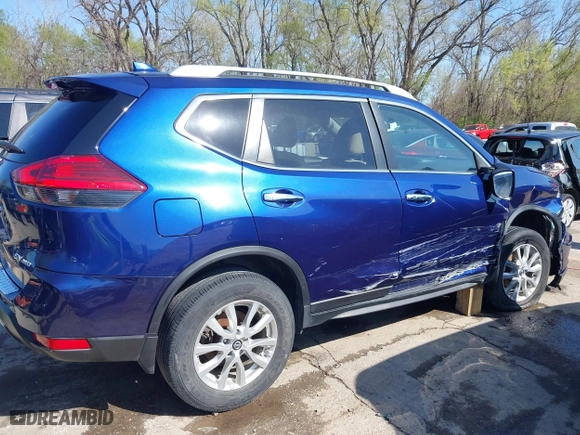 2017 Nissan Rogue SL with VIN JN8AT2MV0HW014068, listed as a IAAI auction lot 41947595 with 107,796 mi miles. Bid and sale history available at carsss.com. Image 14.