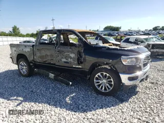 2019 Ram 1500 Big Horn z VIN 1C6SRFFT4KN794615, wystawiony jako Copart lot #62704435 z przebiegiem Nie podano mil oraz Szkoda całkowita • Salvage title. Historia ofert i sprzedaży dostępna na DreamBid. Obrazek 4.