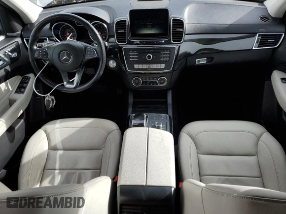2017 Mercedes-Benz GLS 450 with VIN 4JGDF6EE0HA847304, listed as a Copart auction lot 41138334 with 83,829 mi miles and . Bid and sale history available at DreamBid. Image 8.