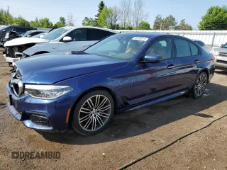 2018 BMW 5 Series 540i xDrive with VIN WBAJE7C52JWC57584, listed as a Copart auction lot 58548075 with 60,483 mi miles and Clean title. Bid and sale history available at DreamBid. Image 1.