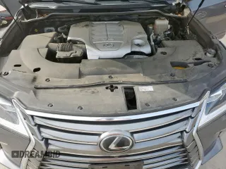 2017 Lexus LX 570 with VIN JTJHY7AX6H4237898, listed as a Copart auction lot 61805495 with 97,598 mi miles and Salvage title. Bid and sale history available at DreamBid. Image 12.