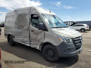2024 Mercedes-Benz Sprinter with VIN W1Y4NBHY0RT168737, listed as a Copart auction lot 59453224 with 5,717 mi miles and Salvage Title. Bid and sale history available at DreamBid. Image 4.