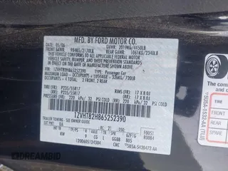 2006 Ford Mustang GT Deluxe with VIN 1ZVHT82H865252390, listed as a IAAI auction lot 42645097 with 91,083 mi miles and . Bid and sale history available at DreamBid. Image 9.