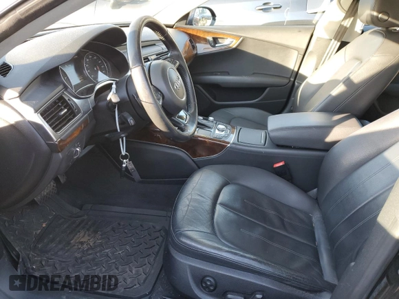 2015 Audi A7 3.0 Premium Plus with VIN WAUWGAFC7FN021773, listed as a Copart auction lot 80571644 with 186,487 mi miles and Salvage Title. Bid and sale history available at carsss.com. Image 7.
