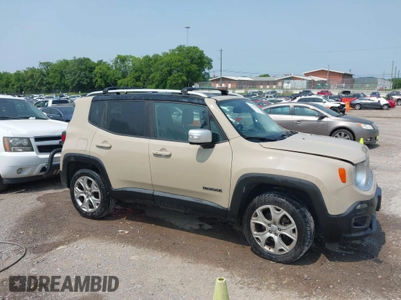 2016 Jeep Renegade Limited with VIN ZACCJBDT4GPD35969, listed as a IAAI auction lot 42472057 with 101,690 mi miles and . Bid and sale history available at DreamBid. Image 13.
