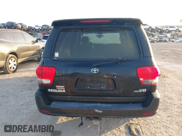 2007 Toyota Sequoia SR5 with VIN 5TDZT34A07S293473, listed as a IAAI auction lot 41556829 with 278,443 mi miles and . Bid and sale history available at DreamBid. Image 16.