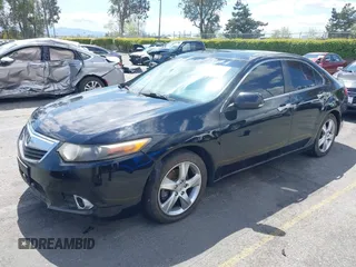 2012 Acura TSX Tech Pkg with VIN JH4CU2F69CC012142, listed as a IAAI auction lot 41932659 with 1 mi miles. Bid and sale history available at carsss.com. Image 2.