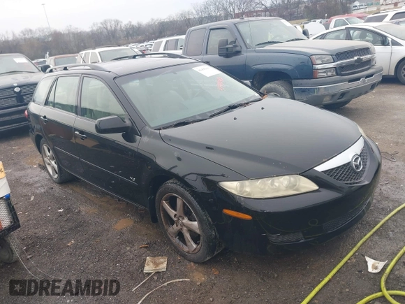 2005 Mazda 6 Sport S with VIN 1YVHP82D655M62144, listed as a IAAI auction lot 41495413 with 215,394 mi miles and . Bid and sale history available at DreamBid. Image 1.